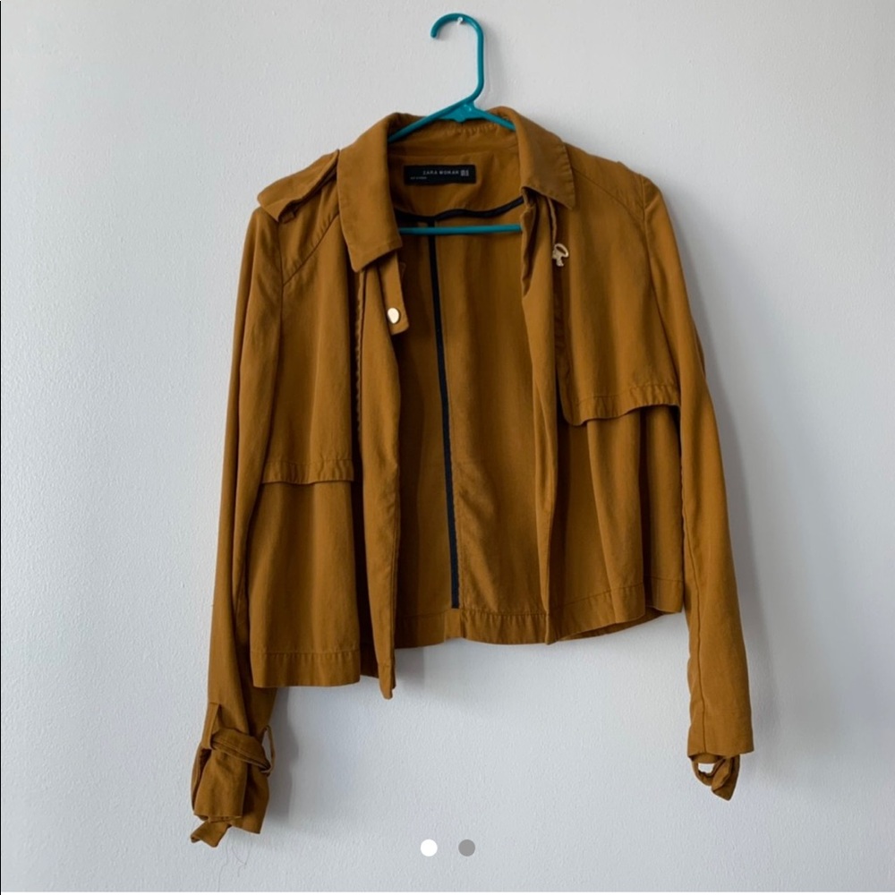 Zara mustard jacket